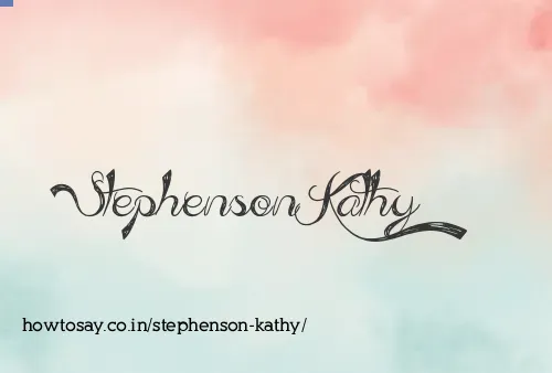 Stephenson Kathy