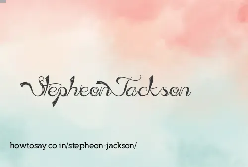 Stepheon Jackson