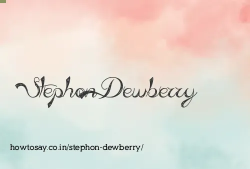 Stephon Dewberry