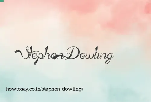 Stephon Dowling