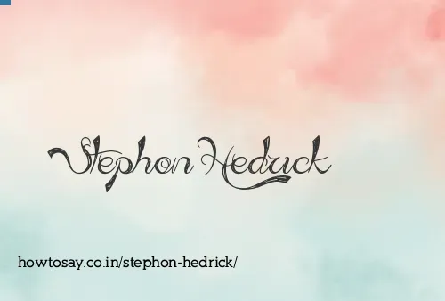 Stephon Hedrick