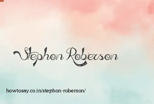 Stephon Roberson