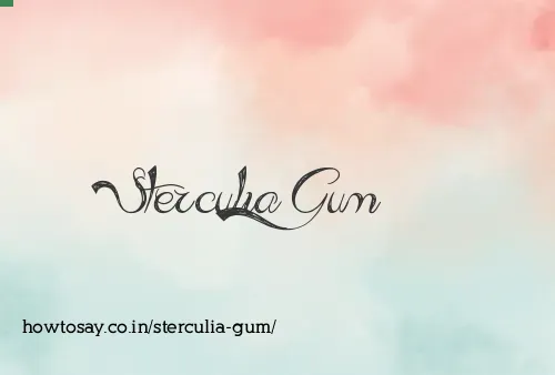 Sterculia Gum