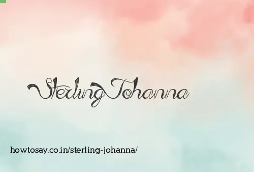 Sterling Johanna