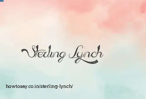 Sterling Lynch