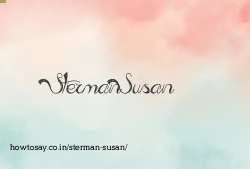 Sterman Susan