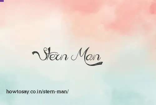 Stern Man