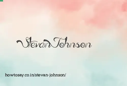 Stevan Johnson