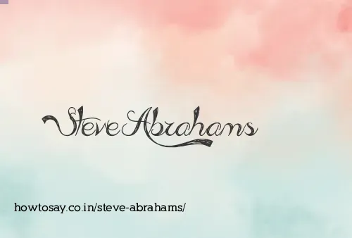 Steve Abrahams