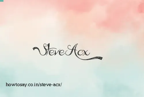 Steve Acx