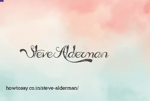 Steve Alderman