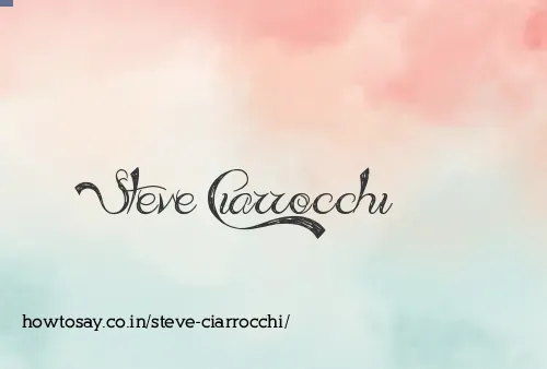 Steve Ciarrocchi