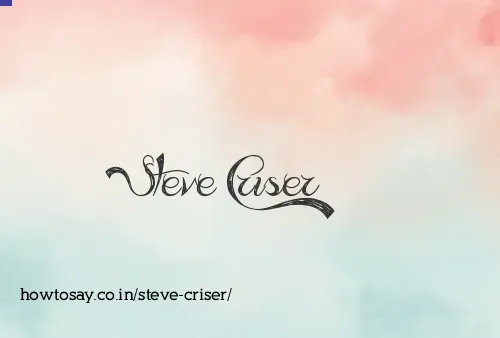 Steve Criser