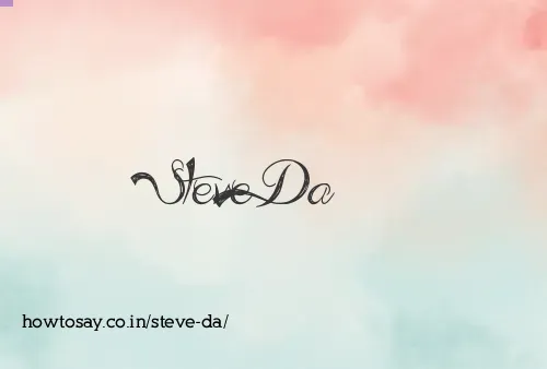 Steve Da
