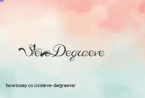 Steve Degraeve