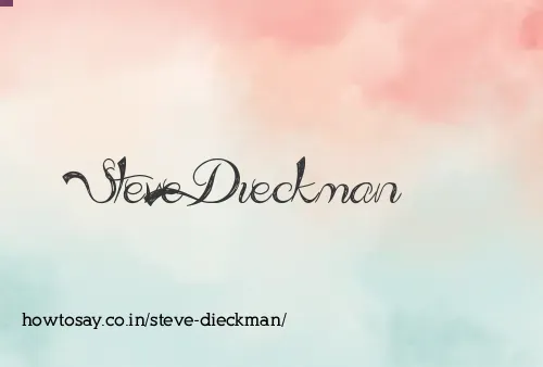 Steve Dieckman