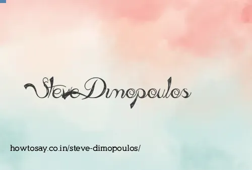 Steve Dimopoulos