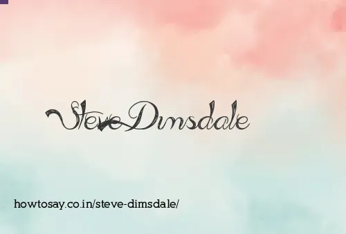 Steve Dimsdale
