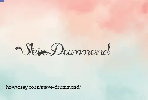 Steve Drummond