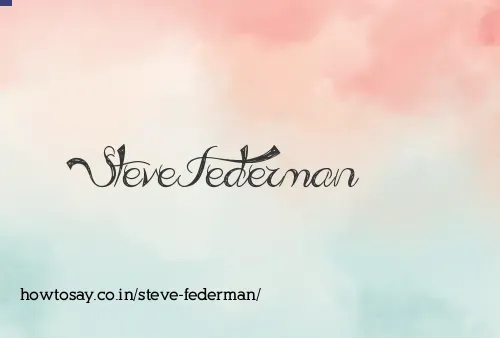 Steve Federman
