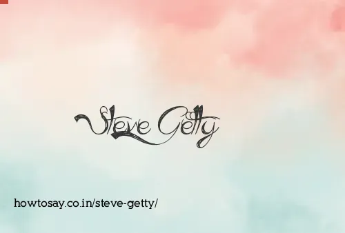 Steve Getty