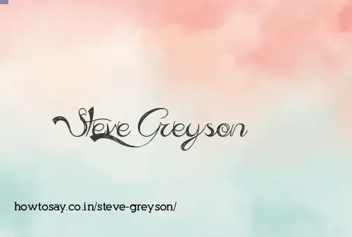Steve Greyson