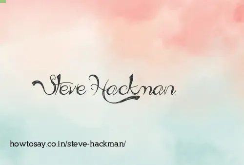 Steve Hackman