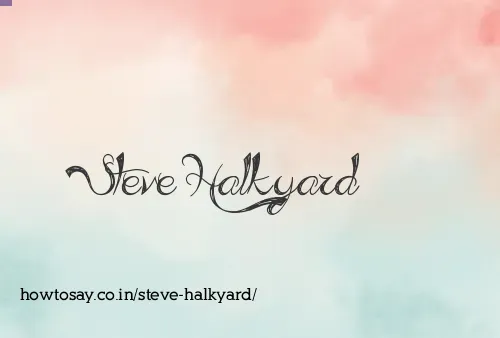 Steve Halkyard
