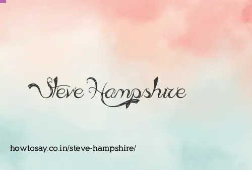 Steve Hampshire
