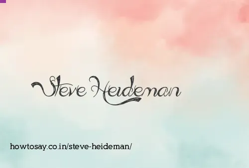 Steve Heideman