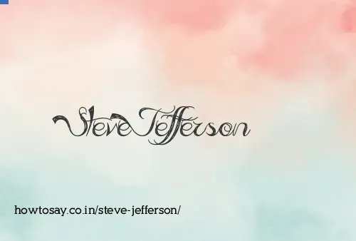 Steve Jefferson