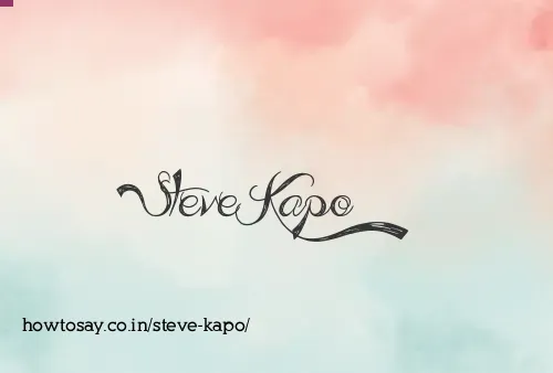 Steve Kapo
