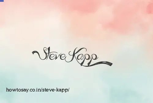 Steve Kapp