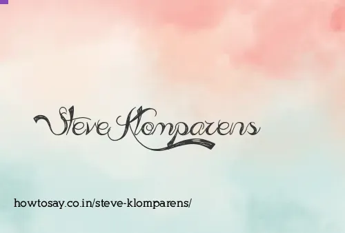 Steve Klomparens