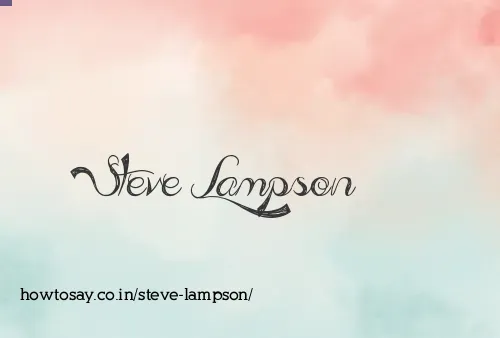 Steve Lampson