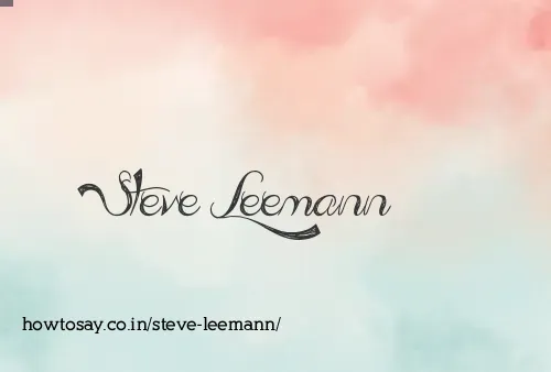 Steve Leemann