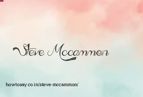 Steve Mccammon