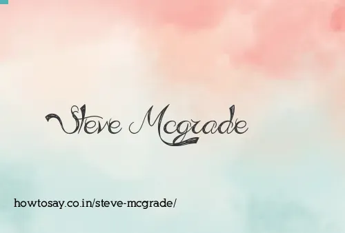 Steve Mcgrade
