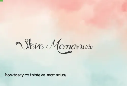 Steve Mcmanus