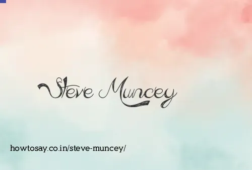 Steve Muncey
