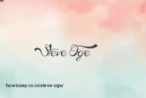 Steve Oge