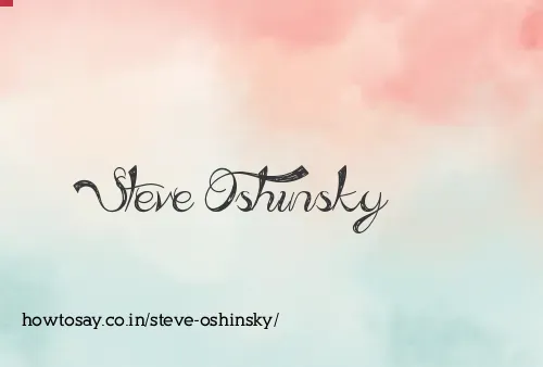 Steve Oshinsky