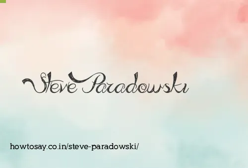 Steve Paradowski