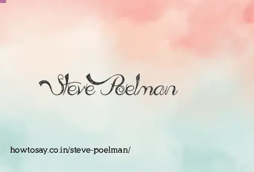 Steve Poelman