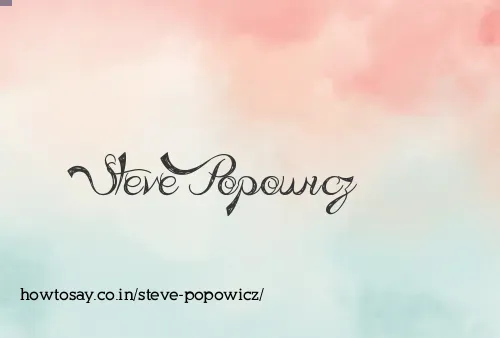 Steve Popowicz