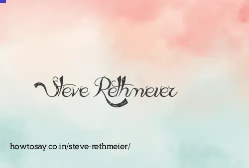 Steve Rethmeier
