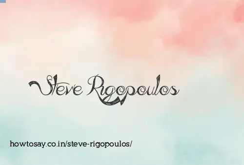 Steve Rigopoulos