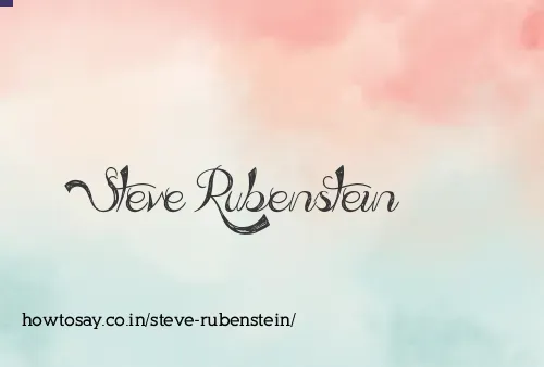 Steve Rubenstein