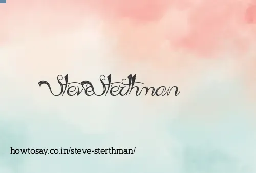 Steve Sterthman