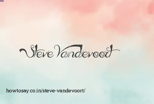 Steve Vandevoort